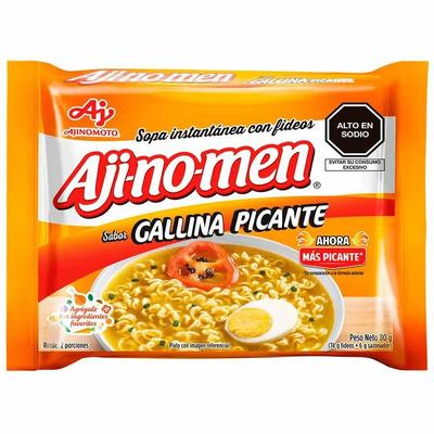 Sopa instantánea Ajinomen gallina picante