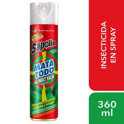 Insecticida en aerosol Sapolio Mata todo frasco de 360ml