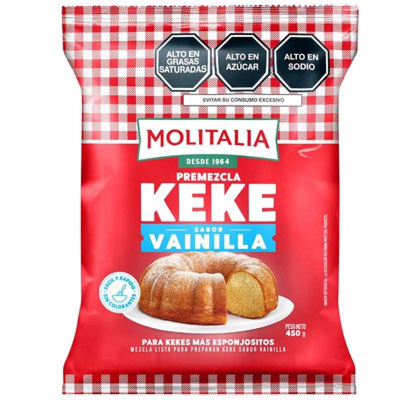 Mezcla Keke Molitalia Vainilla 450G