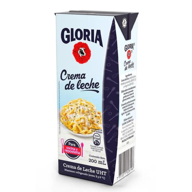 Crema de Leche Gloria caja 200ml