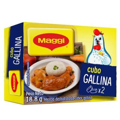 Cubo Maggi sabor gallina 18.8g