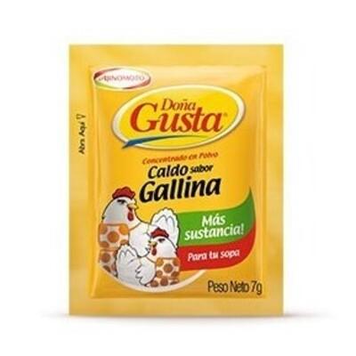 Caldo en polvo sabor a gallina Doña Gusta