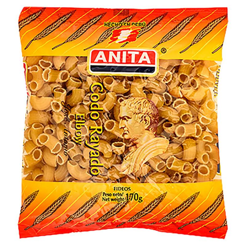 Fideos Anita Codo Rayado Sopa 250g