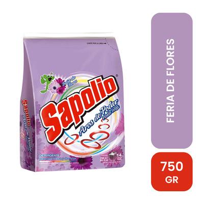 Detergente en polvo Sapolio 750GR Aroma Flores