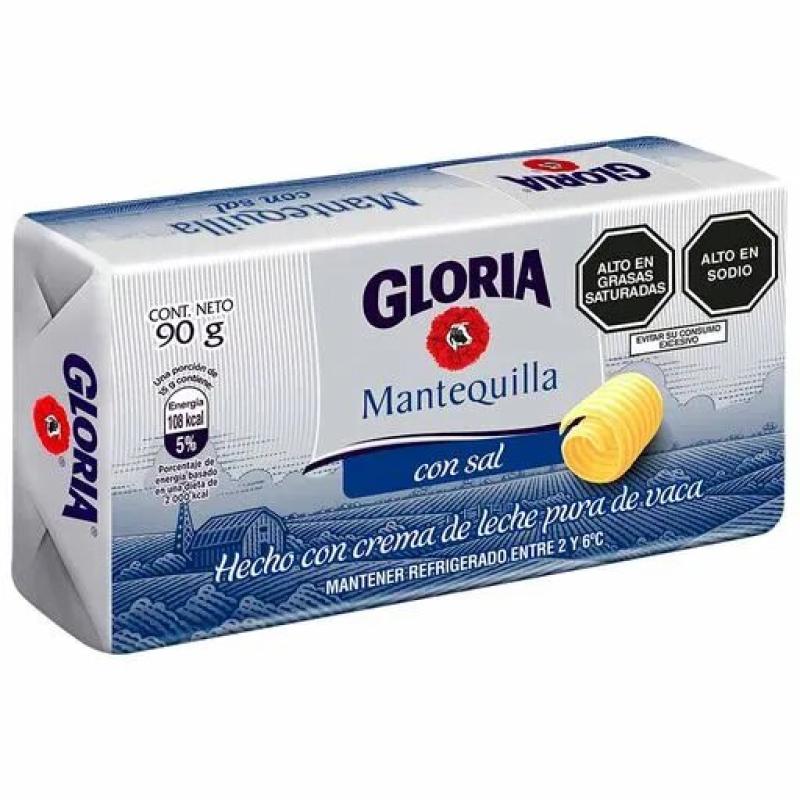 Mantequilla Gloria en barra de 90gr
