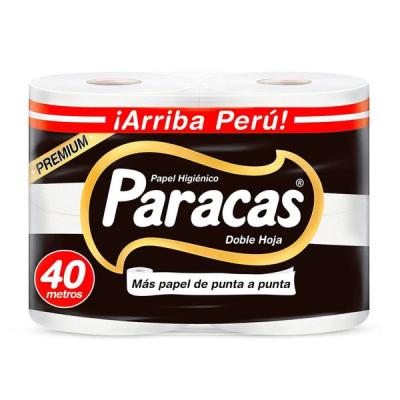 Papel Higiénico doble hoja Paracas Negro 4 und