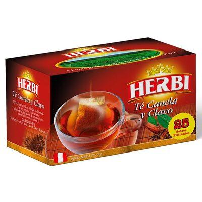 Filtrante Te canela y clavo Herbi caja 25 und