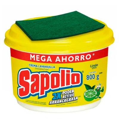Lavavajilla en Pasta Sapolio 800 gr limon