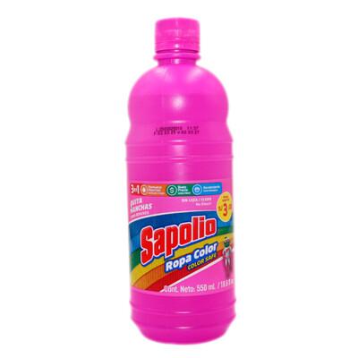 Lejia quitamanchas Sapolio ropa color 550ml